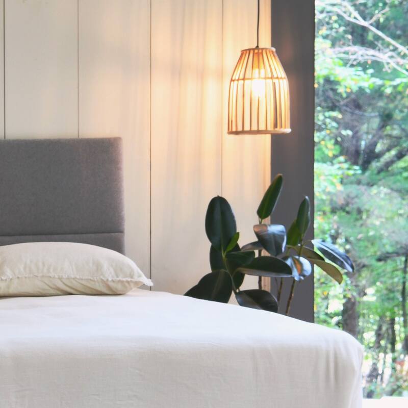 Woven Bamboo Ceiling Light