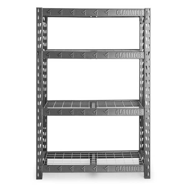 slide 9 of 13, Gladiator GarageWorks 48" Heavy Duty Rack 48" w x 72" H X 18" D - Hammered Granite