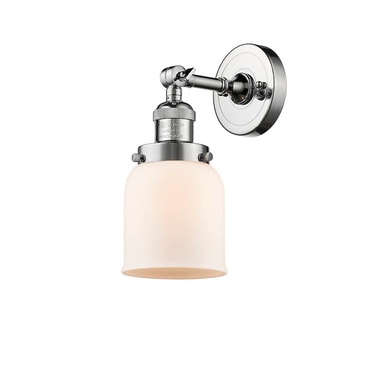 Innovations Lighting Small Bell Single Light 10" Tall Bathroom Sconce