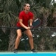 preview thumbnail 8 of 6, Diadem Edge 18 K Pickleball Paddle, Carbon Fiber Face, Red