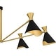 preview thumbnail 6 of 8, Arden 6-Light Matte Black Chandelier