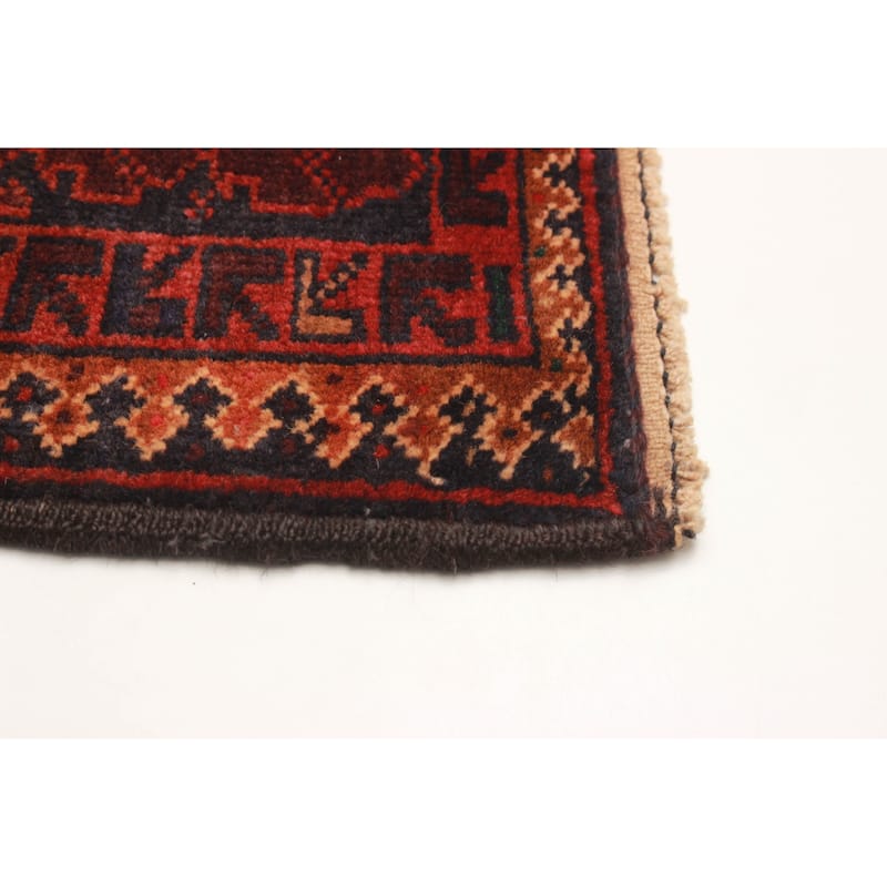 Teimani Burgundy Rug 2'11" x 4'11" - 2'11 x 4'11
