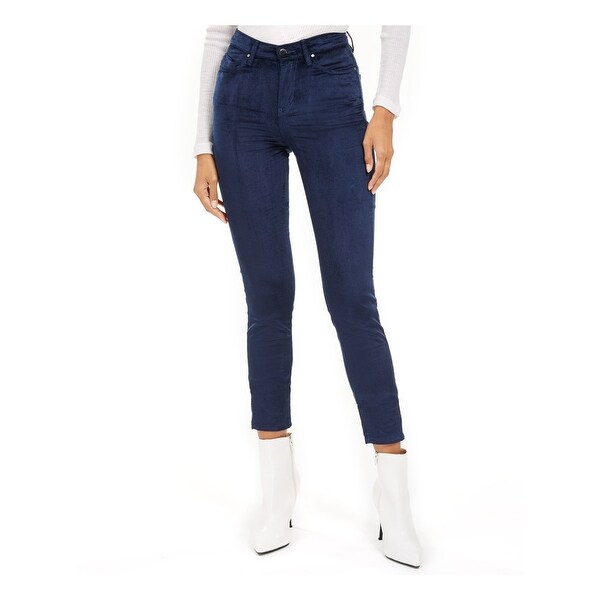 ladies navy skinny jeans