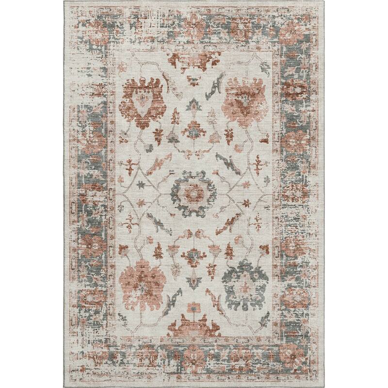 Premium Washable Super Soft Vintage Traditional Mayfield Rug