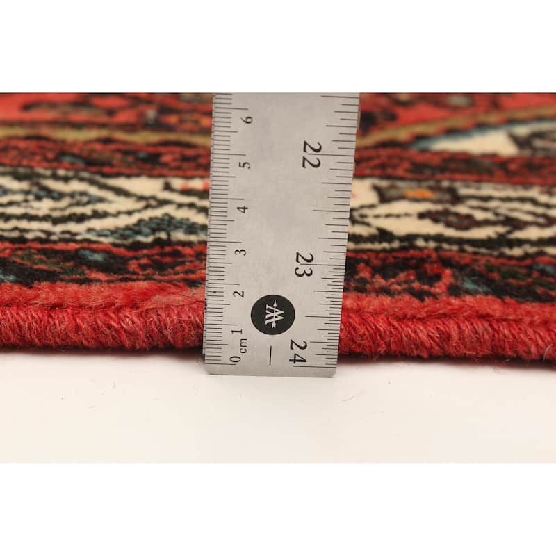 ECARPETGALLERY Hand-knotted Andelz Red Wool Rug - 3'5 x 6'3