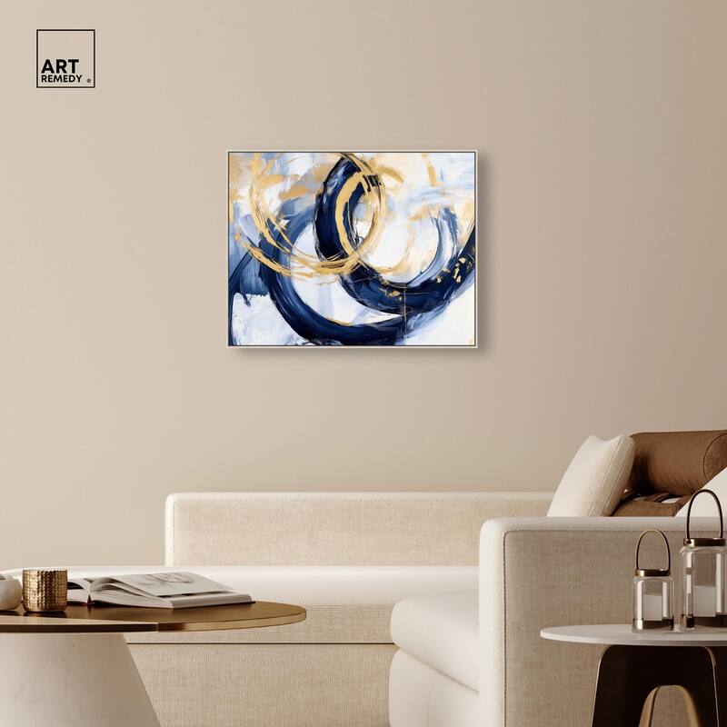 Bold Whirl I Canvas by Art Remedy