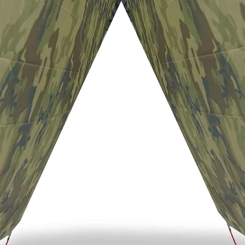 vidaXL Camping Tarp Camouflage 199.2x120.5" Waterproof - 199.2 x 120.5"