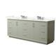 Option Light Green / Giotto Quartz Top / Brushed Nickel