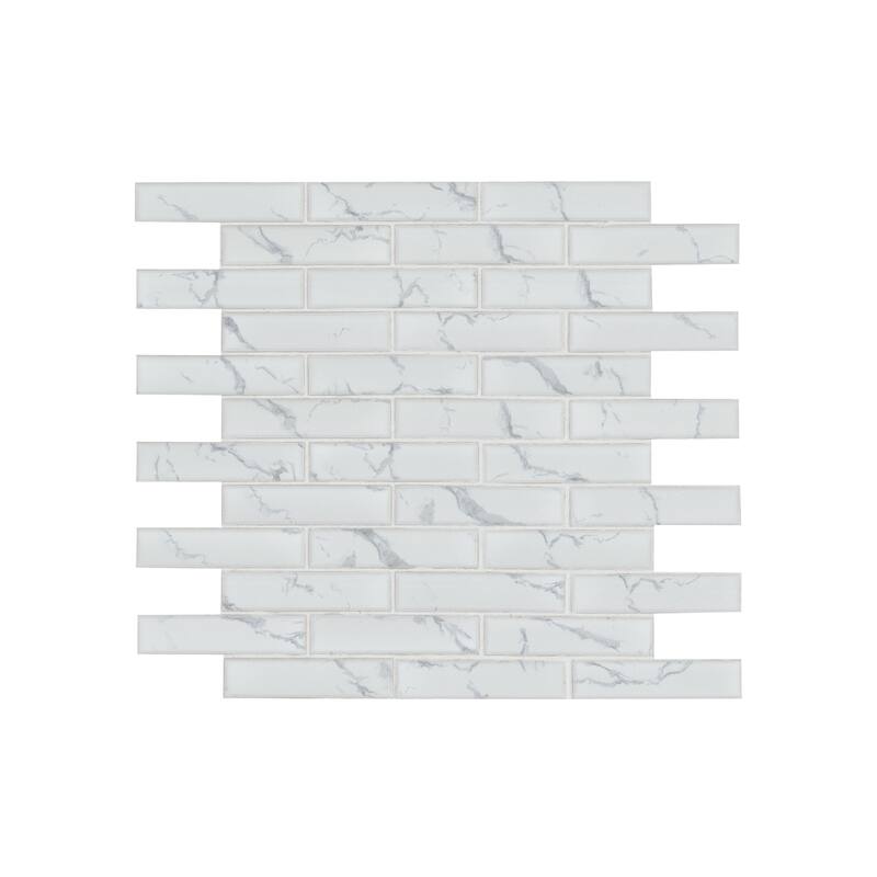 Ackland AKM-P-L1X4BRM-CA 12" x 12" Porcelain Brick Floor and Wall