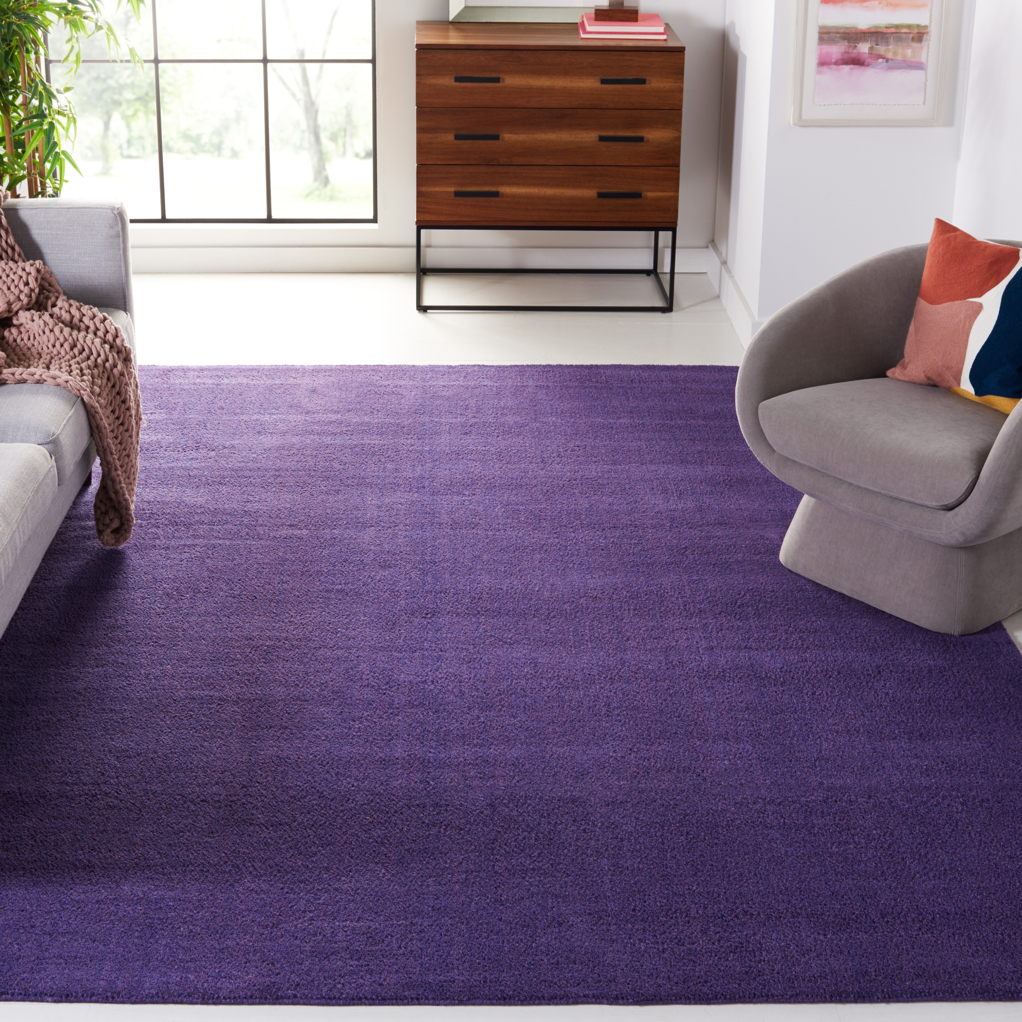 Square 6' x 6' Himalayan Purple Rug Rug Size Square 6' x 6' Himalayan Purple Rug Rug Size