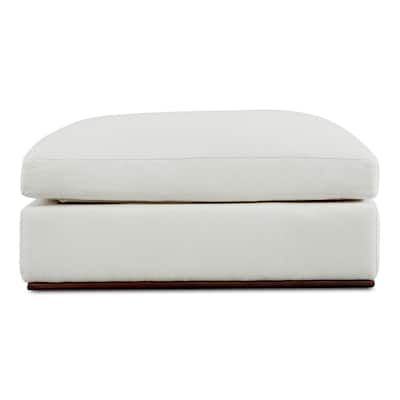 NADAAL STUDIOS Rio,Ottoman With Rubber Wood Base