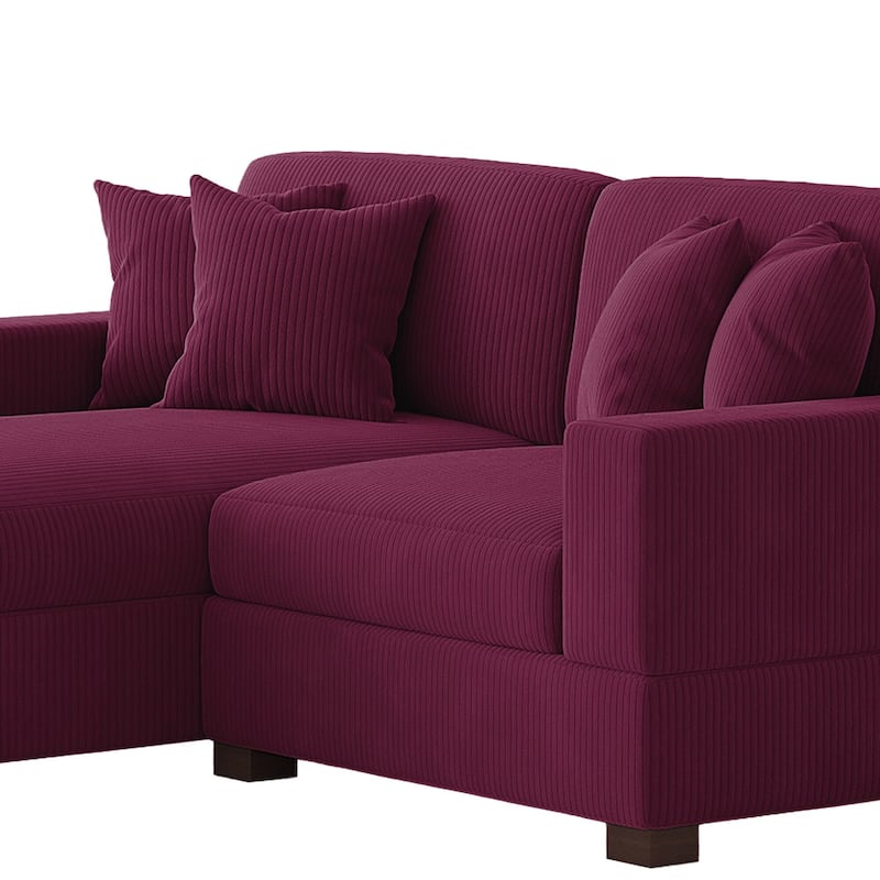 Oversized L-shaped Modular Sectional Sofa with Chaise Lounge