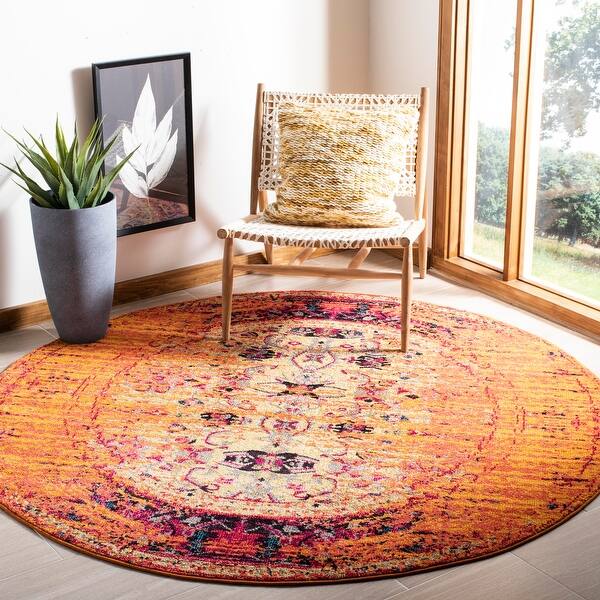Shop Safavieh Monaco Blandine Distressed Boho Rug On Sale
