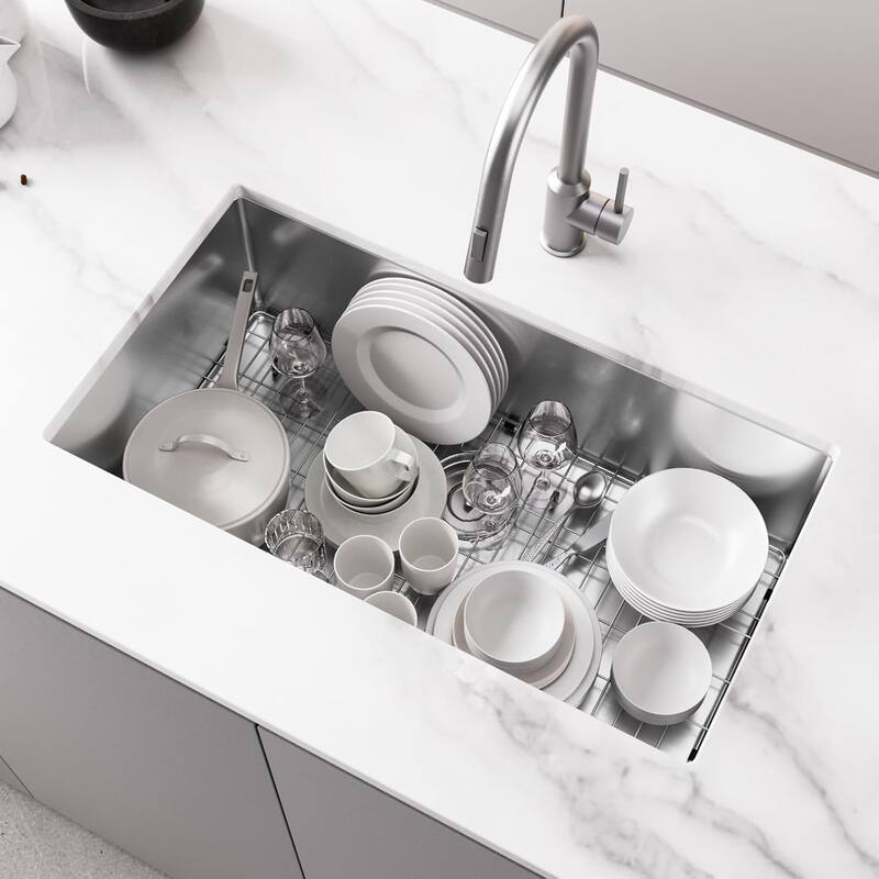 Undermount Single Bowl Kitchen Sink (Sink Only)
