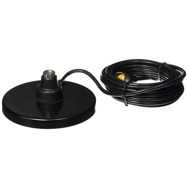 Solarcon 5 Magnet Mount CB Antenna Base with Coax Cable Black CB Antenna  Mounts & Studs - Overstock - 28610290