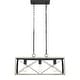 preview thumbnail 6 of 5, Acroma 3-light Rectangle Island Chandelier for Dining Room - 25 inches