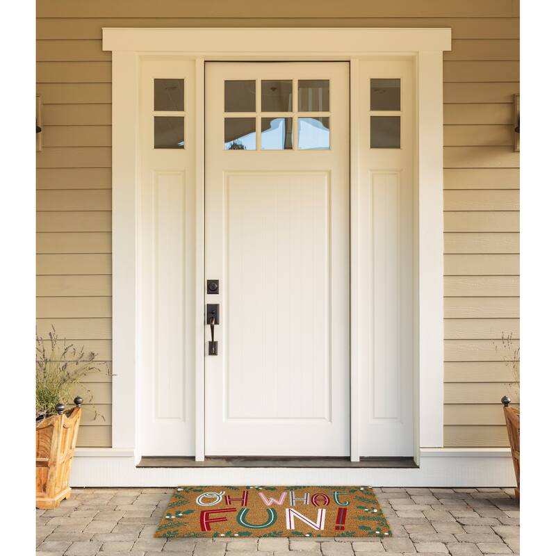 DII Christmas Holiday Doormat