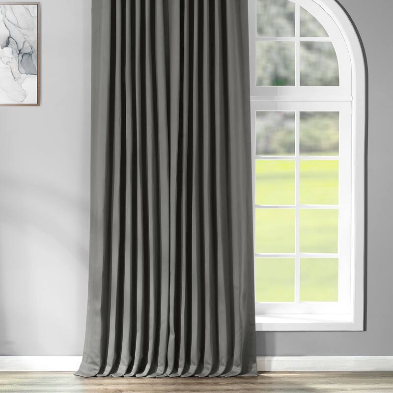 Exclusive Fabrics Extra Wide Room Darkening Curtain (1 Panel)