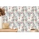 Fustous Seamless Floral Wallpaper - 10'ft H x 24''inch W - Bed Bath ...
