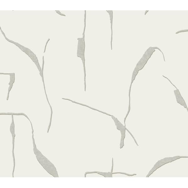 slide 2 of 6, Nikki Chu Ivory Coast Stone and Glint Premium Peel and Stick Wallpaper