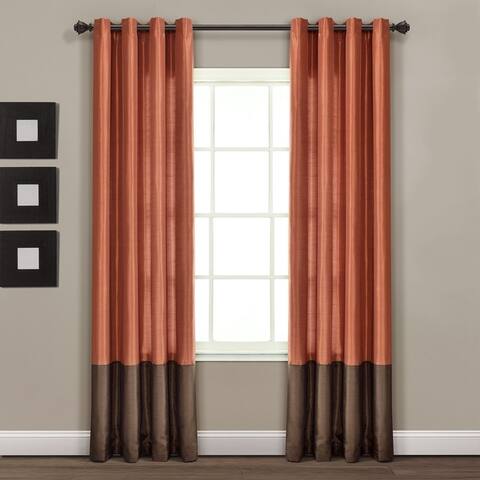 Lush Decor Prima Window Curtain Panel Pair