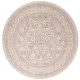preview thumbnail 24 of 26, SAFAVIEH Reflection Lucy Modern Oriental Polyester Rug 10' Round - Beige/Cream - Round