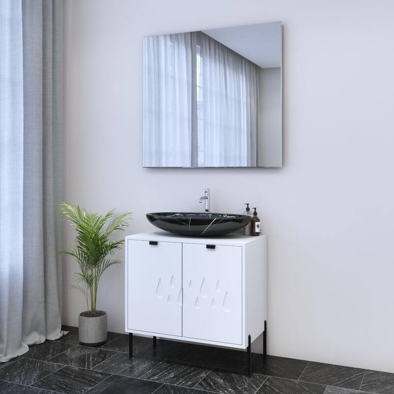 Teardrop 2D 80 Floating Bathroom Vanity (32" Width)