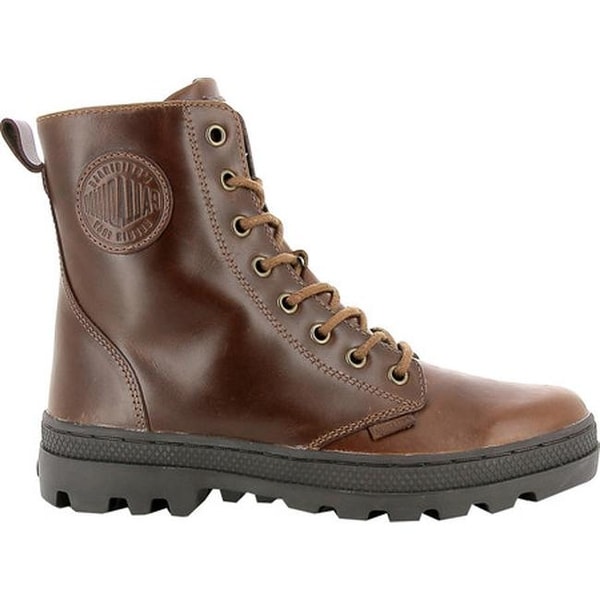 chocolate leather boots