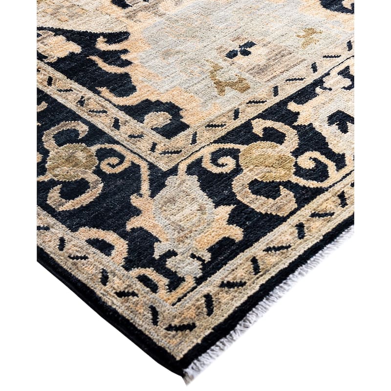 Serapi One-of-a-Kind Hand-Knotted Area Rug - Black - 7' 11" x 9' 9"
