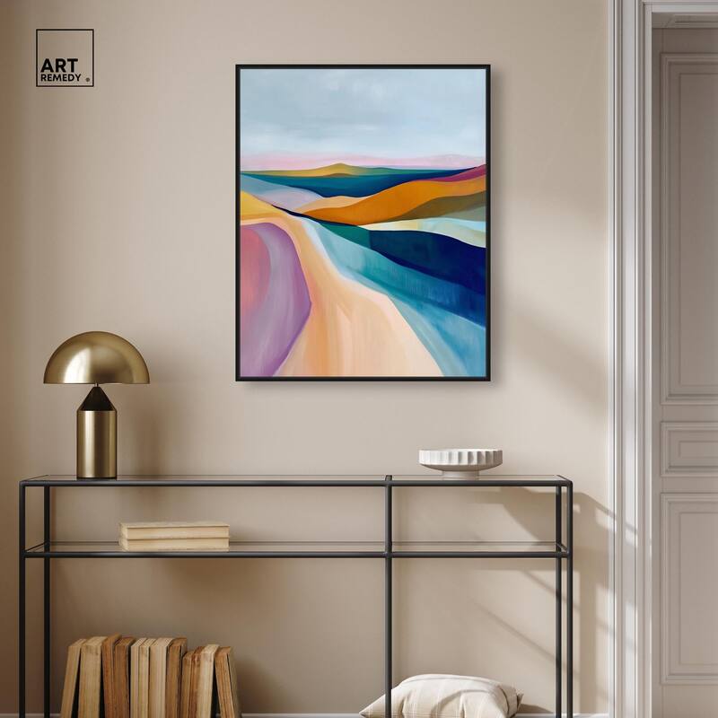 Colorful Dunes II Canvas by Art Remedy