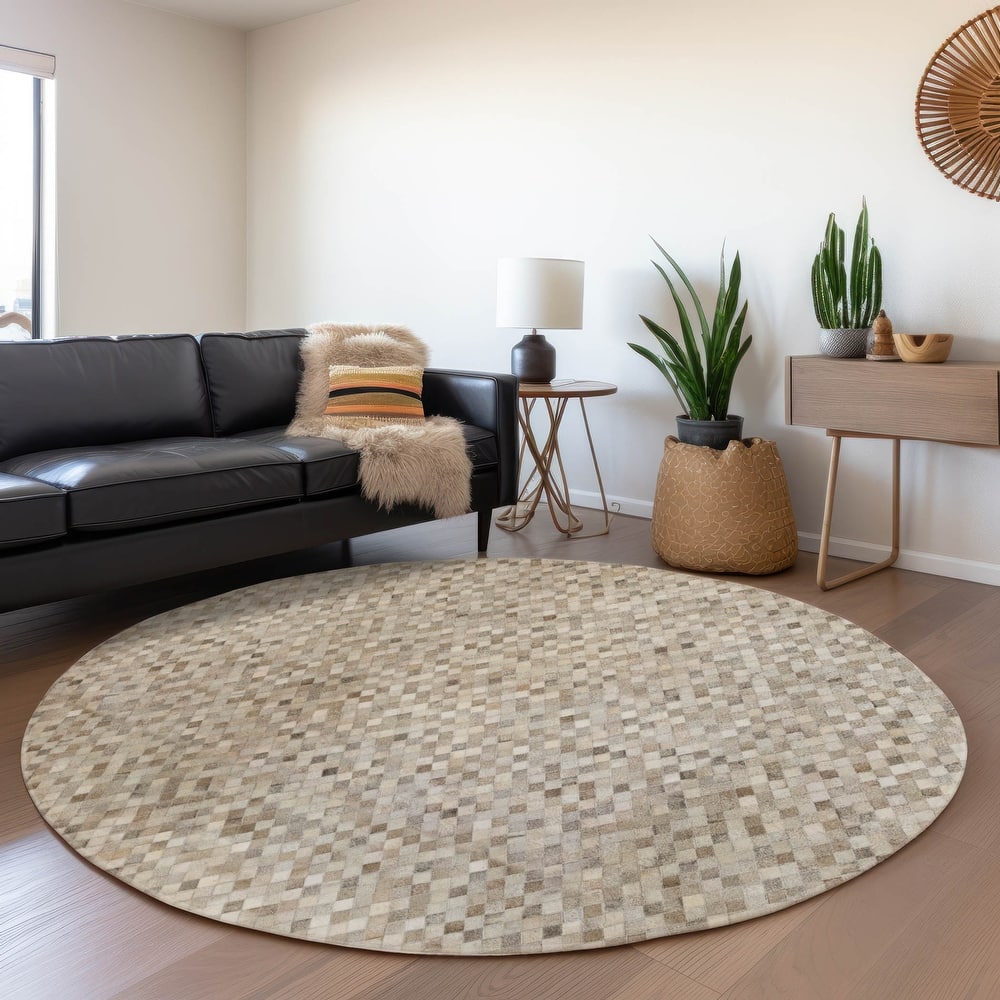 Premium Washable Super Soft Modern Diamond Mayfield Rug