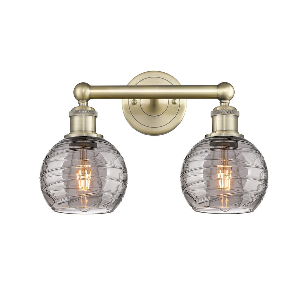 Innovations Lighting 616-2W 10 15 Athens Deco Swirl Vanity Athens Deco