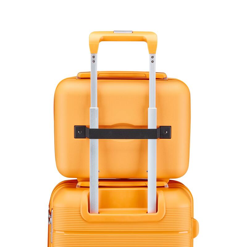Luggage 4 Piece Sets, Expandable Carry On Luggage Set Hardshell PP, Suitcase Set with Wheels and Adjustable 3-level Handle