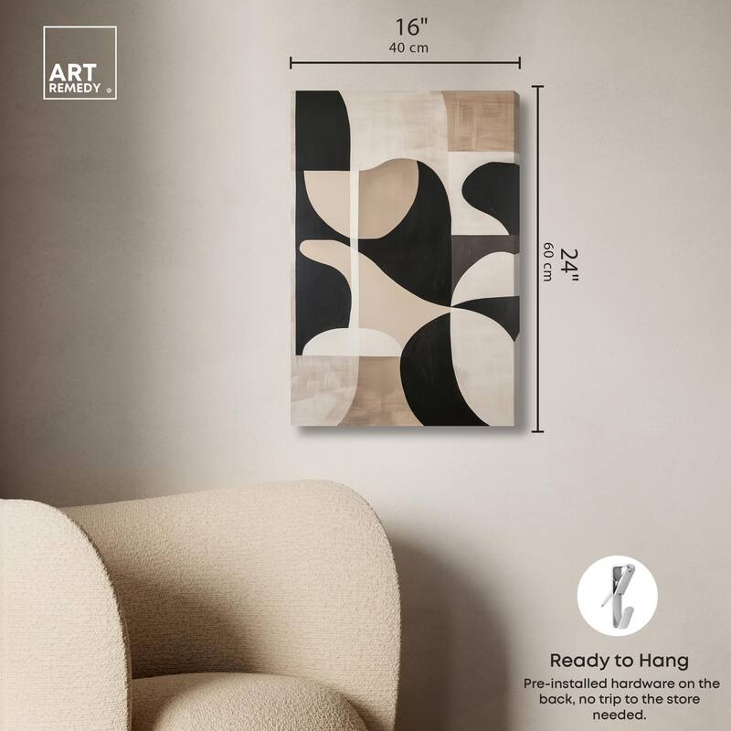 Disc Dynamics Canvas by Art Remedy, Gallery Wrapped