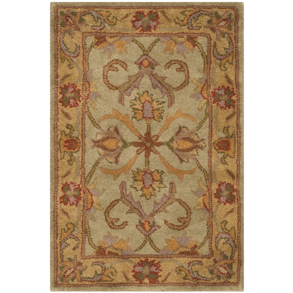 SAFAVIEH, Handmade Heritage Byzantium Traditional Oriental Wool Rug