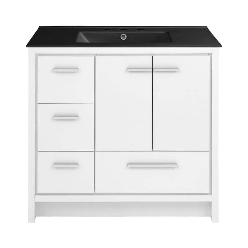 Swiss Madison SM-BV750-3 Virage 37" Free Standing Single Basin Vanity
