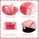 preview thumbnail 8 of 7, Gymax Kids Double Sofa Velvet Upholstered Sofa Couch w/Footstool &