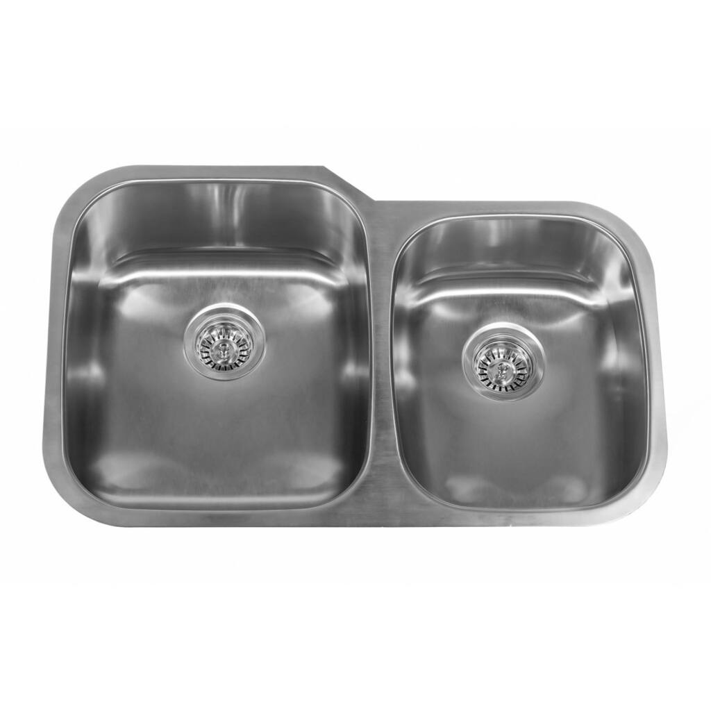 Miseno MSS3220C6040 32" Undermount Double Basin Stainless Steel