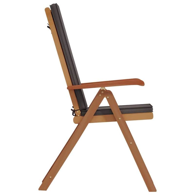 vidaXL Garden Chair Brown and Grey 57 x 71.5 x 104 cm