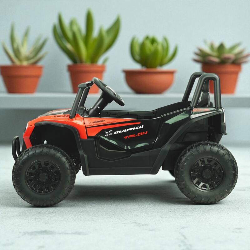12V Electric Ride-On UTV Car for Kids with Remote Control, LED Lights, Music Player, 3-6 Years