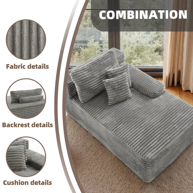 Cathy 41" W No Assembly Required Chaise Lounge