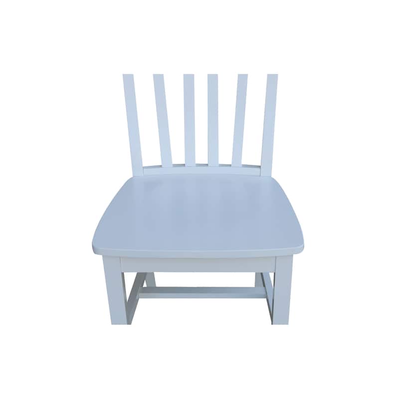 Copper Grove Quince Solid Wood Schoolhouse Chairs, Set of 2