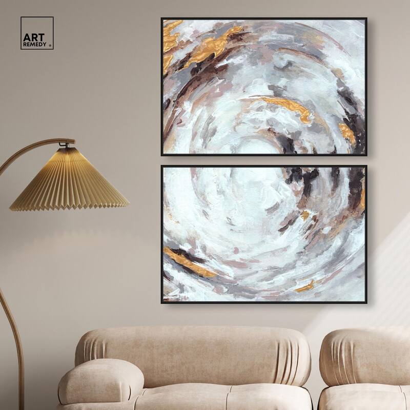Cyclone Art Canvas Set of 2 by Art Remedy