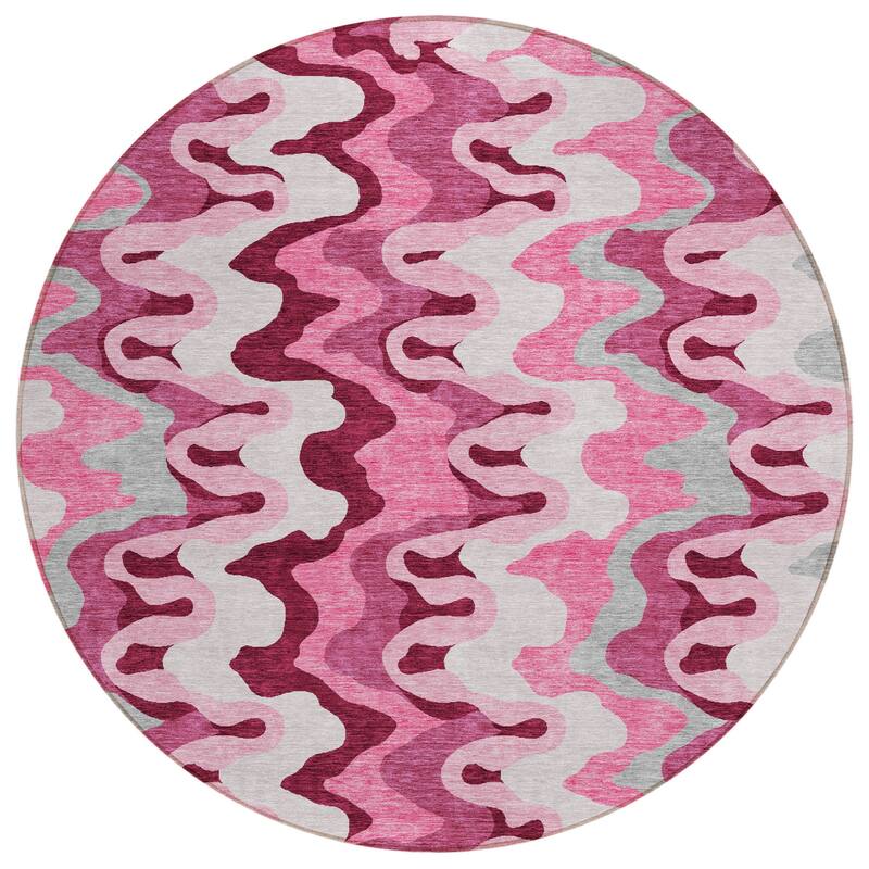 HomeRoots Abstract Transitional Rectangle Outdoor Rug