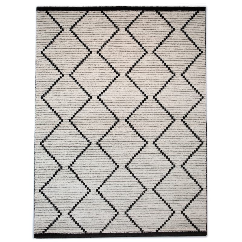 Oscar Modern Geometric Chevron Area Rug
