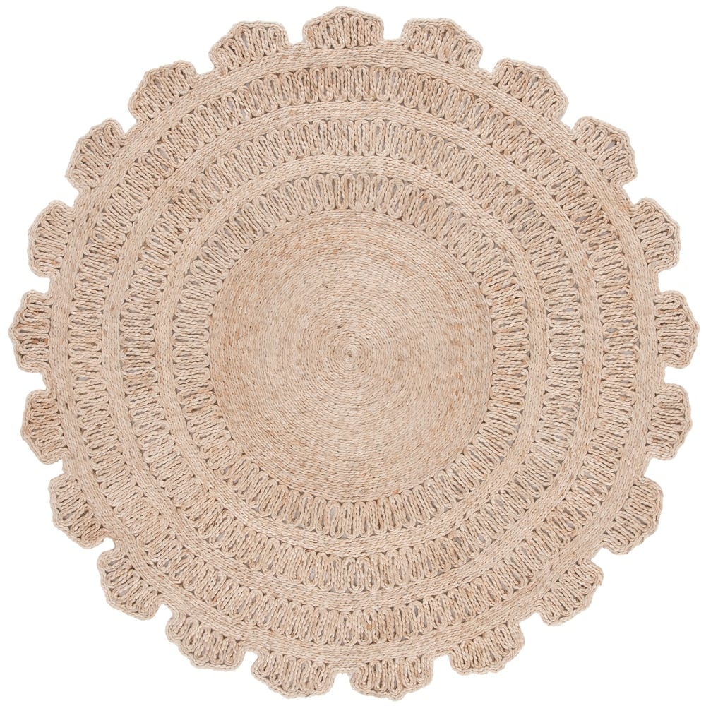 SAFAVIEH Natural Fiber Olinda Farmhouse Country Cottage Jute Rug