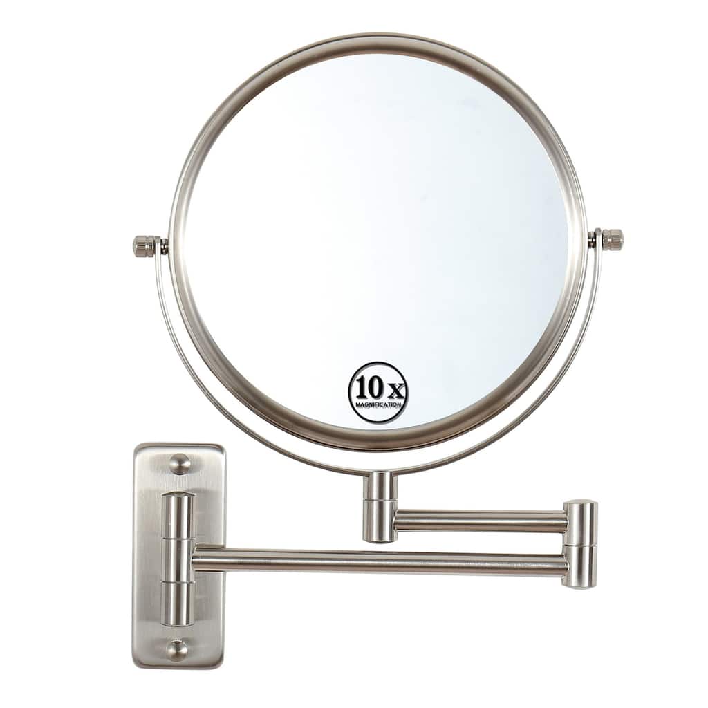 8 inch Double-Sided Anti-Fog Wall Mounted Bathroom Mirror