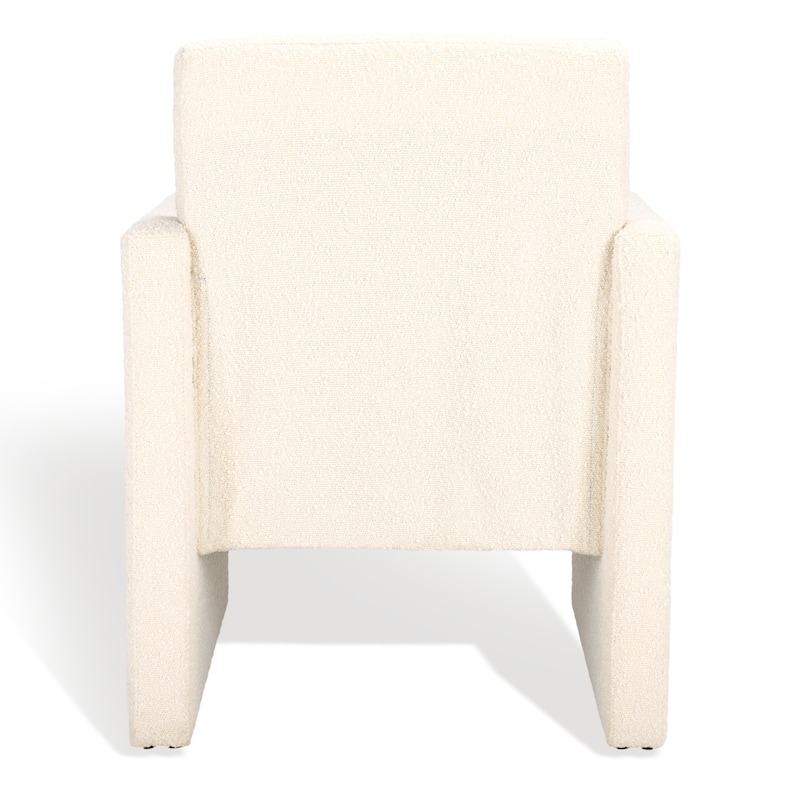 SAFAVIEH Couture Gunna Linen Arm Chair - 26" W x 25" D x 33" H - 26Wx25Dx33H