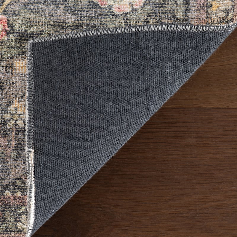 Nuloom Hillstone Collection Traditional Vintage Medallion Area Rug