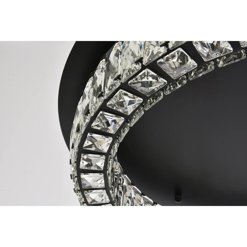 Indigo Home 26 inch LED Single flush mount in black